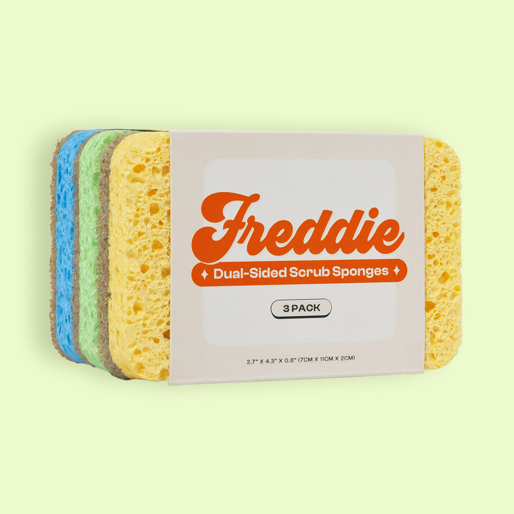 Dual-Sided Scrub Sponge Pack